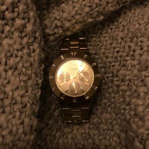 GUESS U11058L1 Watch Gold Tone Stainless Steel